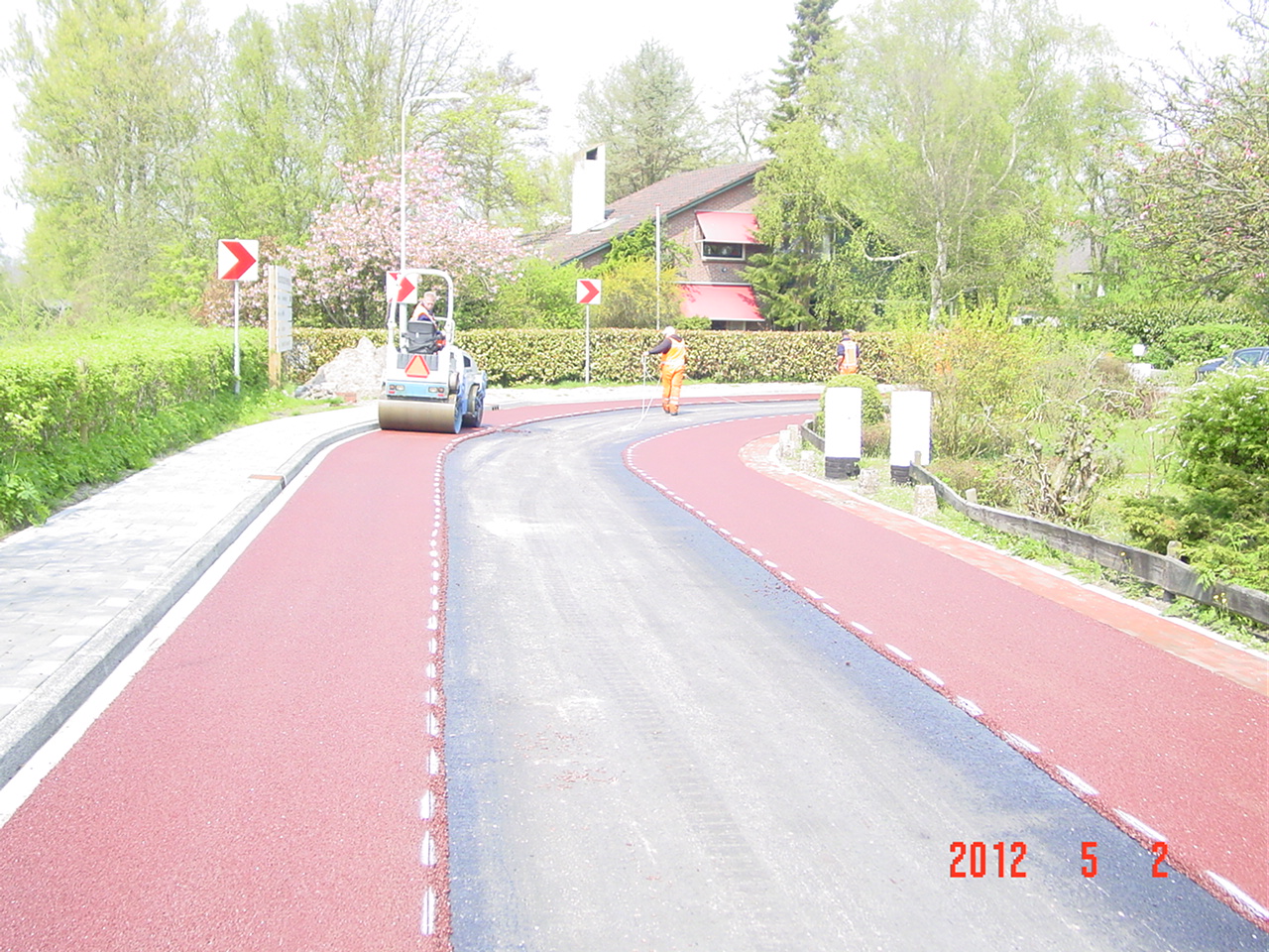 nieuwe situatie Heereweg te Schoorl